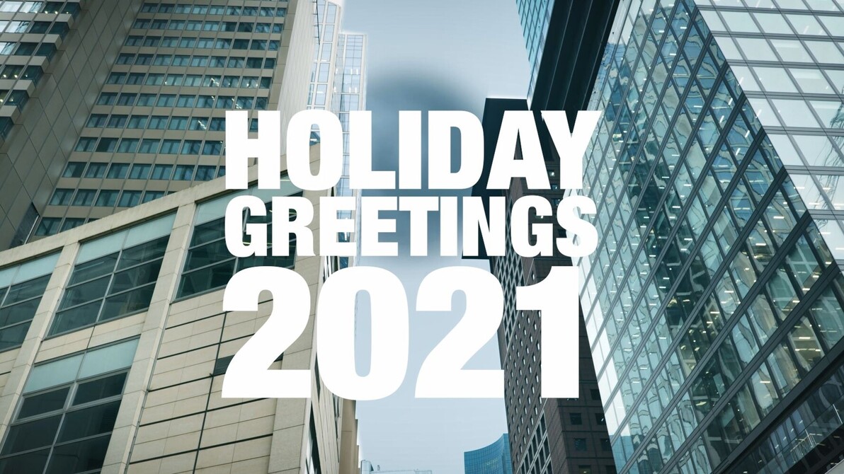 Holiday greetings 2021 video cover