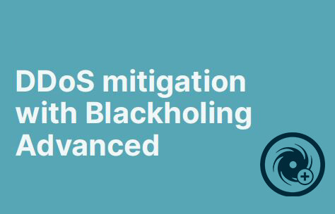 DDoS mitigation with Blackholing Advanced white paper cover
