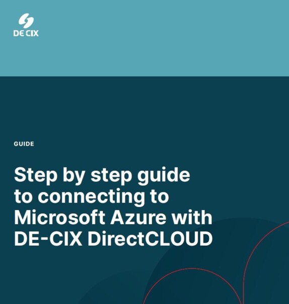 Step by step guide to connecting to Microsoft Azure with DE-CIX DirectCLOUD cover